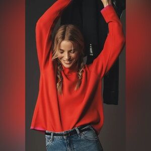 NWT Size XS (P2P 23") - The Carys Mock-Neck Sweater by Maeve